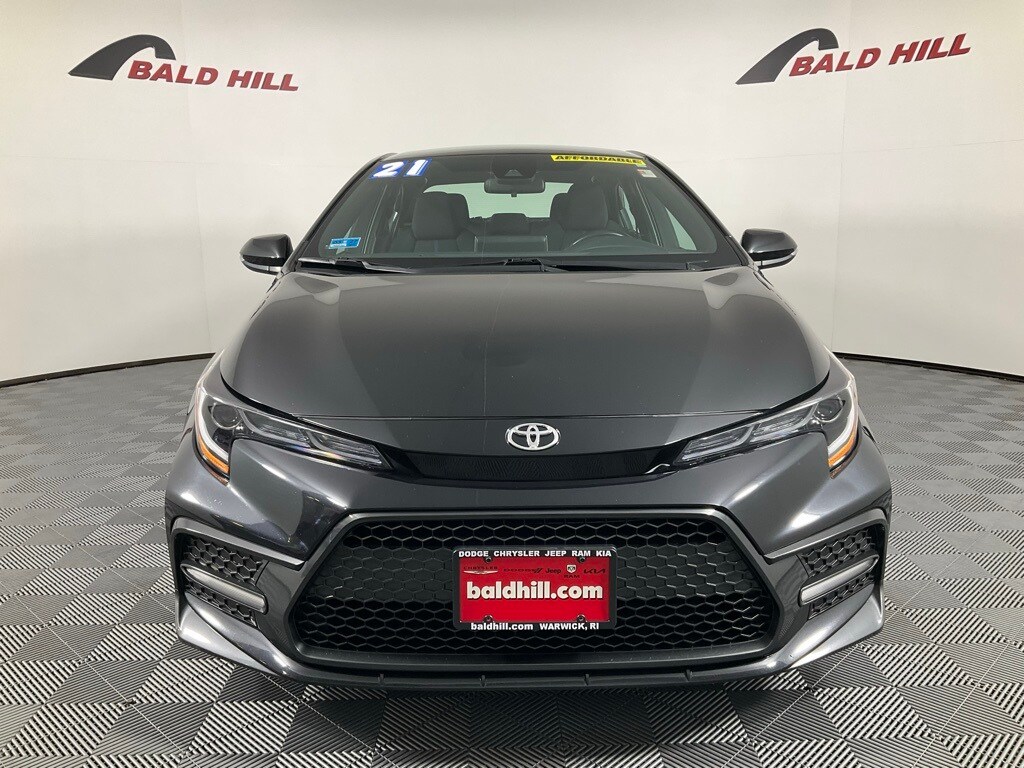 Used 2021 Toyota Corolla SE with VIN 5YFS4MCE5MP090043 for sale in Warwick, RI