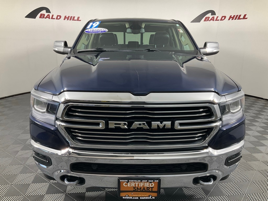 Certified 2019 RAM Ram 1500 Pickup Laramie with VIN 1C6SRFRT0KN646876 for sale in Warwick, RI