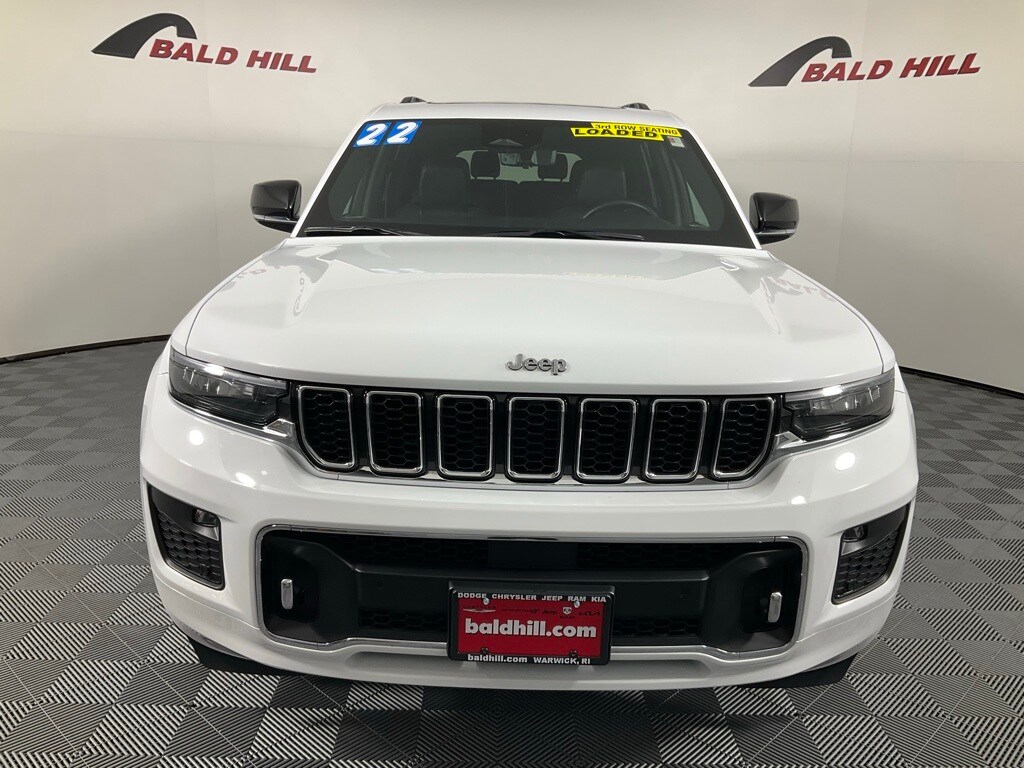 Certified 2022 Jeep Grand Cherokee L Overland with VIN 1C4RJKDG5N8560015 for sale in Warwick, RI