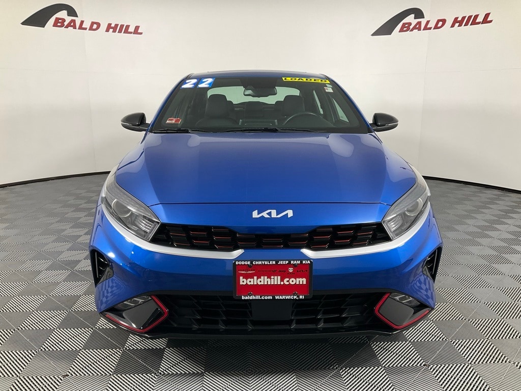 Certified 2022 Kia FORTE GT-Line with VIN 3KPF54AD8NE426098 for sale in Warwick, RI