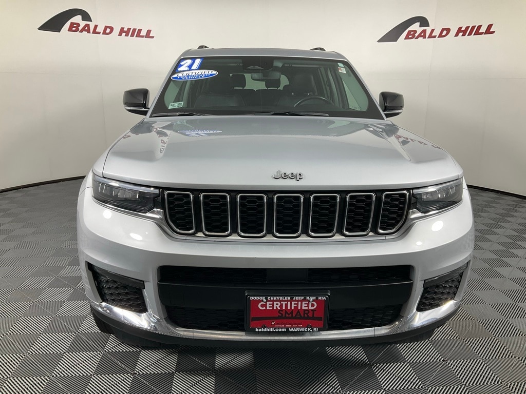 Certified 2021 Jeep Grand Cherokee L Limited with VIN 1C4RJKBG6M8130186 for sale in Warwick, RI