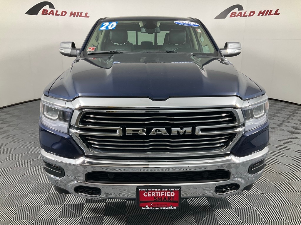 Certified 2020 RAM Ram 1500 Pickup Laramie with VIN 1C6SRFJT0LN416655 for sale in Warwick, RI