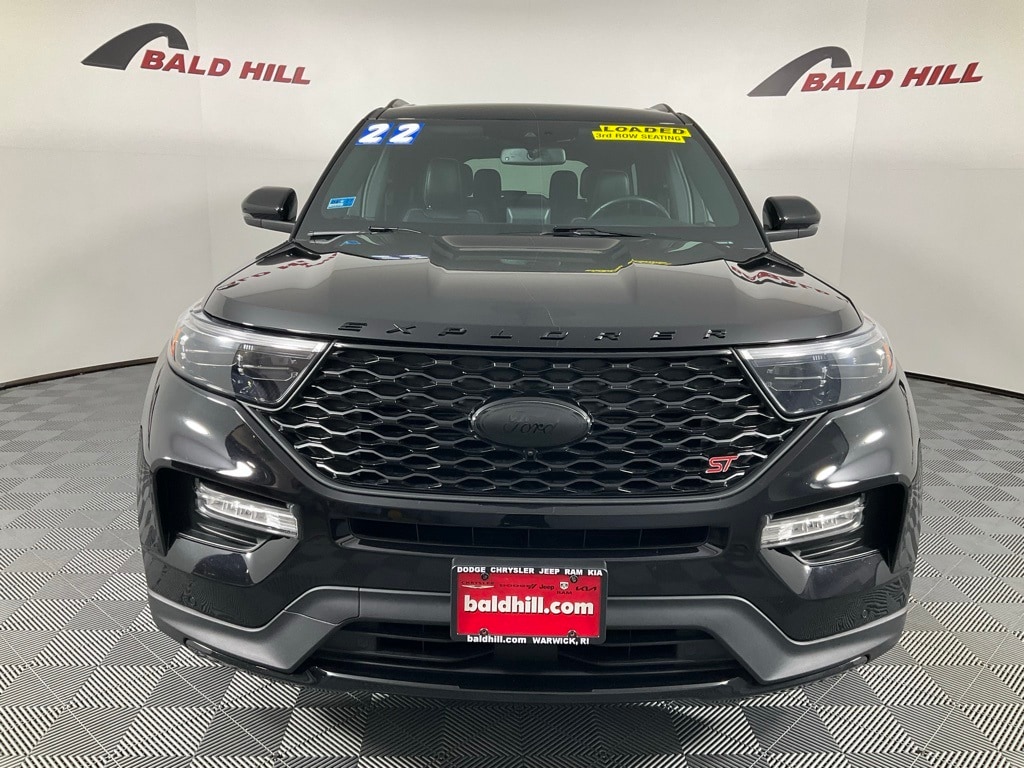 Used 2022 Ford Explorer ST with VIN 1FM5K8GC7NGC04657 for sale in Warwick, RI