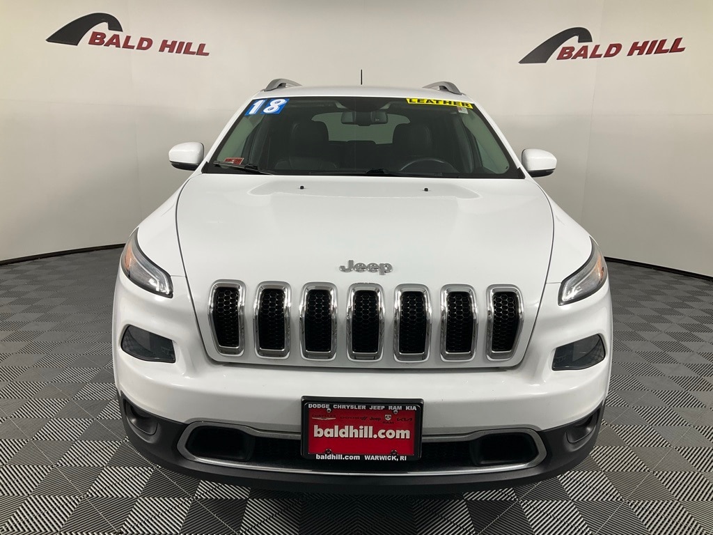 Used 2018 Jeep Cherokee Limited with VIN 1C4PJMDB0JD525441 for sale in Warwick, RI