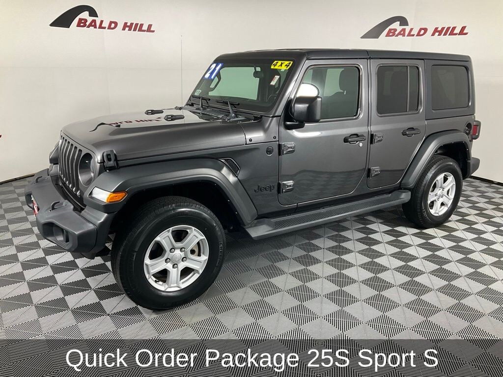 Certified 2021 Jeep Wrangler Unlimited Sport SUV