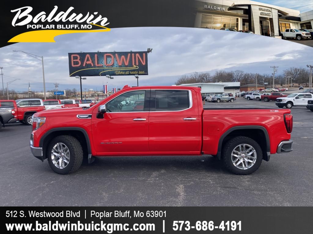 Used 2020 GMC Sierra 1500 SLT with VIN 3GTU9DEDXLG353419 for sale in Poplar Bluff, MO