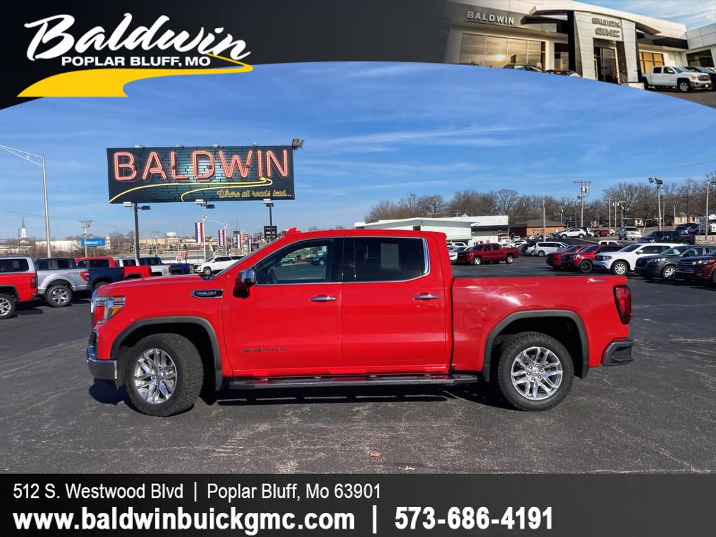 Used 2022 GMC Sierra 1500 Limited SLT with VIN 3GTU9DED7NG112193 for sale in Poplar Bluff, MO