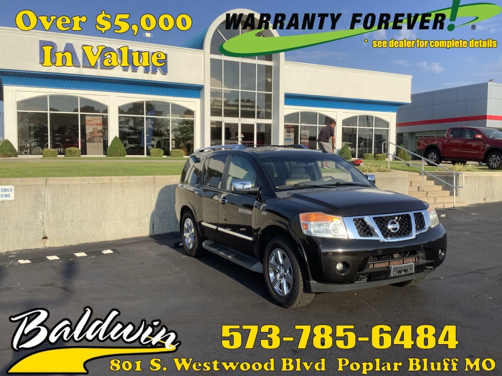 Used 2012 Nissan Armada Platinum with VIN 5N1AA0NE0CN609517 for sale in Poplar Bluff, MO