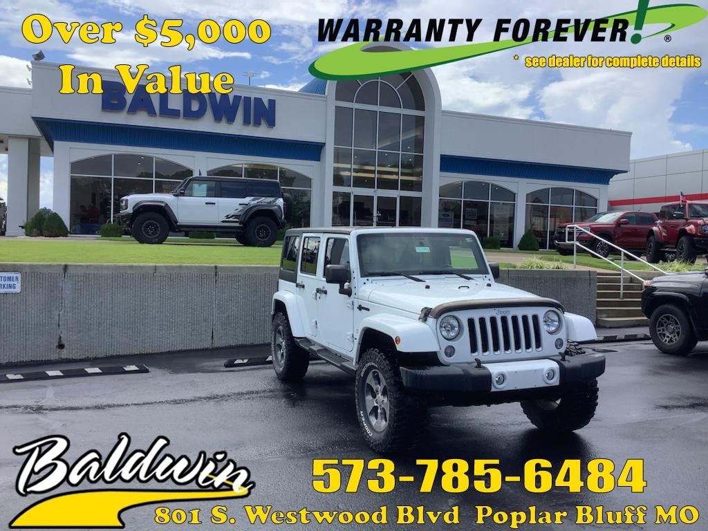 Used 2016 Jeep Wrangler Sahara Sport Utility