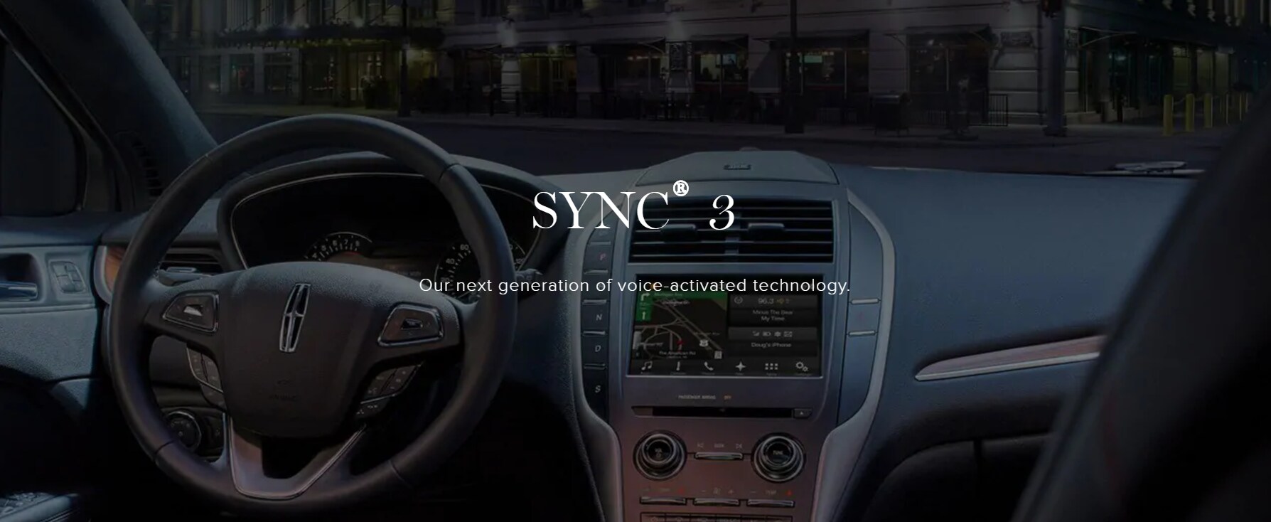 Using Lincoln SYNC 3 in Covington LA