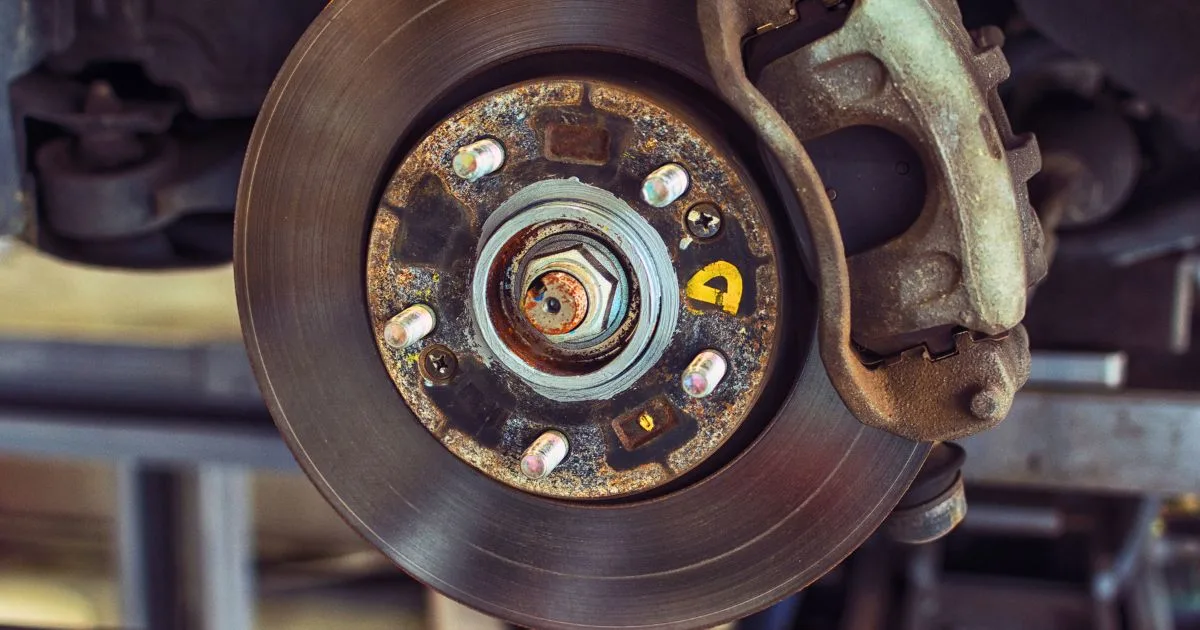 Moisture settling on your Subaru brake rotors in between drives leads to rusting