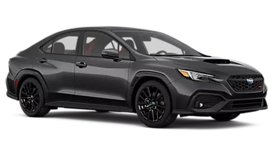 Grey 2026 Subaru WRX GT in three-quarter view