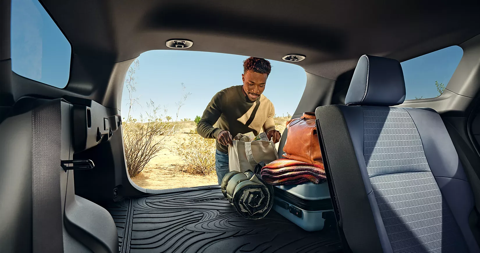 Ambient cabin lighting inside the 2026 Subaru Trailseeker