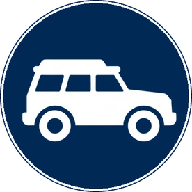 SUV silhouette icon