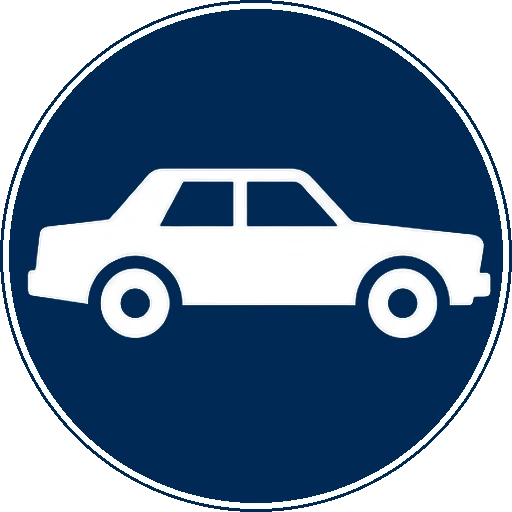 Sedan silhouette icon