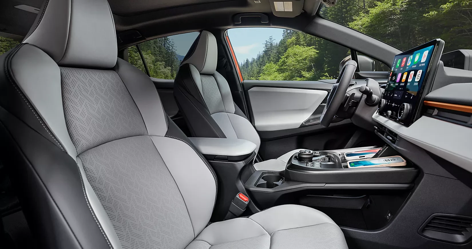 The 2026 Subaru Uncharted dashboard and 14-inch touchscreen