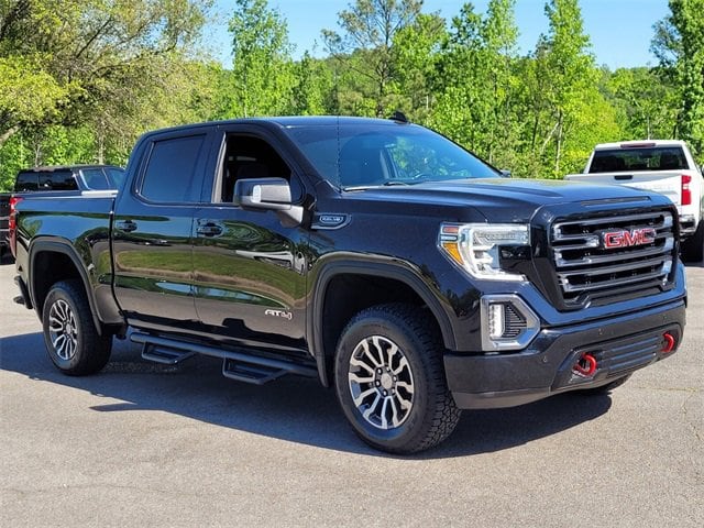 Used 2021 GMC Sierra 1500 AT4 with VIN 3GTP9EED0MG187027 for sale in Little Rock