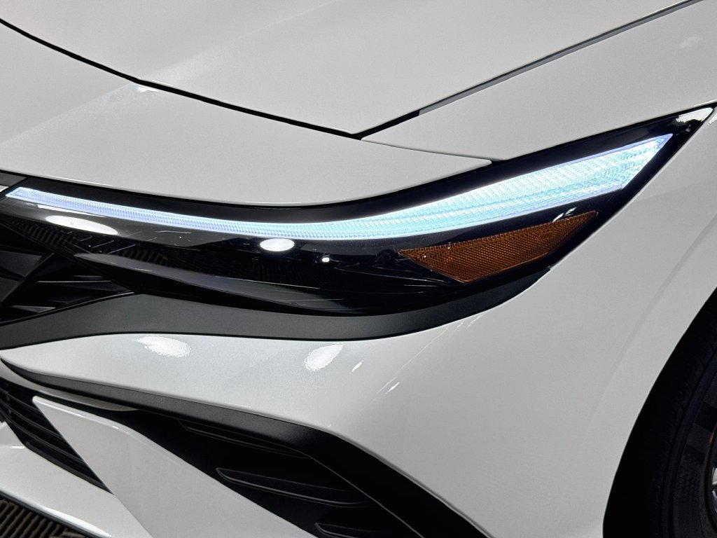 New 2026 Hyundai Elantra Hybrid Blue Sedan