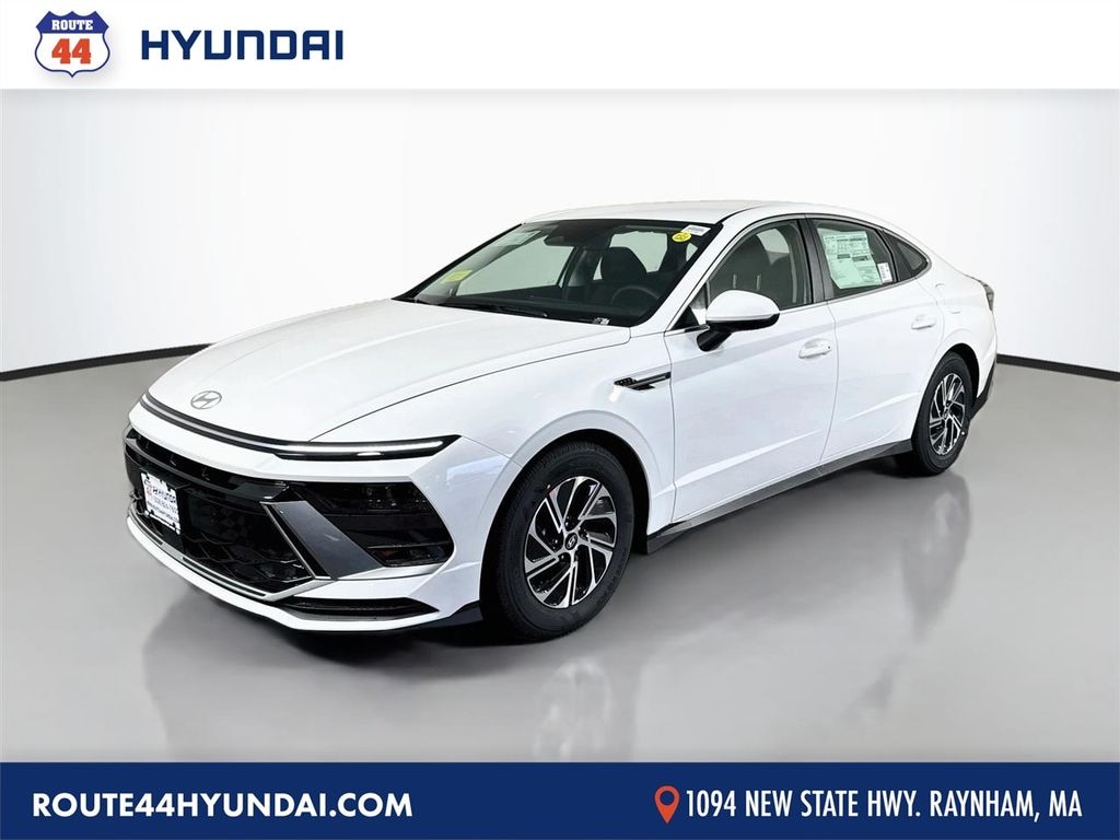 New 2026 Hyundai Sonata Hybrid Blue Sedan
