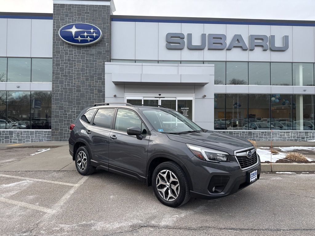 Used 2021 Subaru Forester Premium with VIN JF2SKAJC8MH457875 for sale in West Warwick, RI