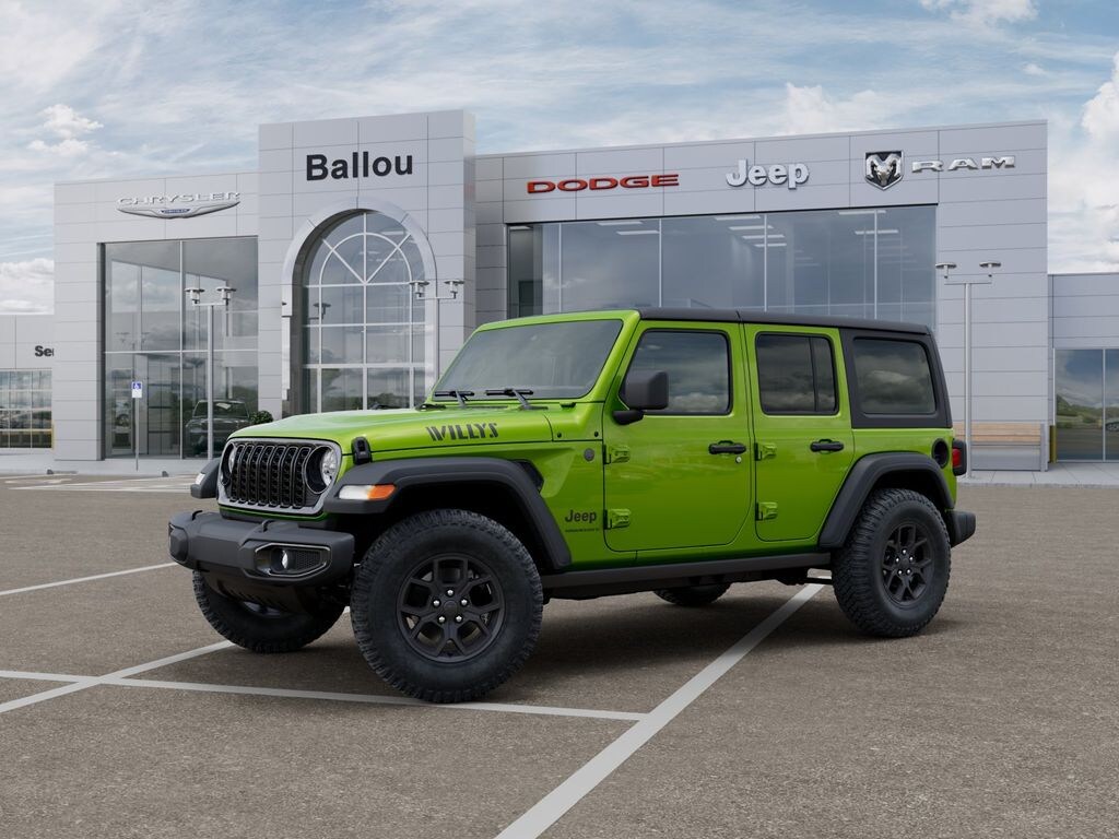 New 2026 Jeep Wrangler 4-DOOR WILLYS Sport Utility