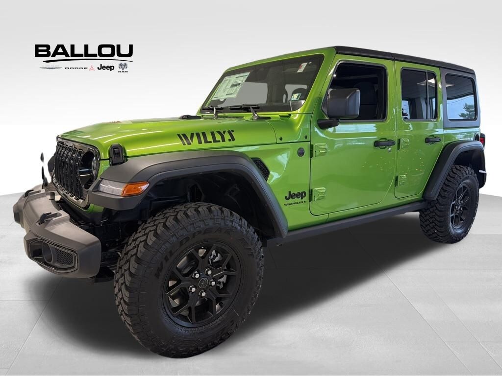 New 2026 Jeep Wrangler 4-DOOR WILLYS Sport Utility