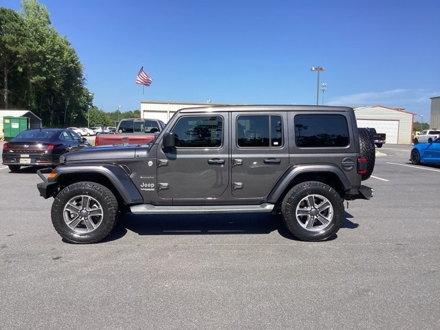 Used 2018 Jeep All-New Wrangler Unlimited Sahara with VIN 1C4HJXEN9JW327203 for sale in Commerce, GA