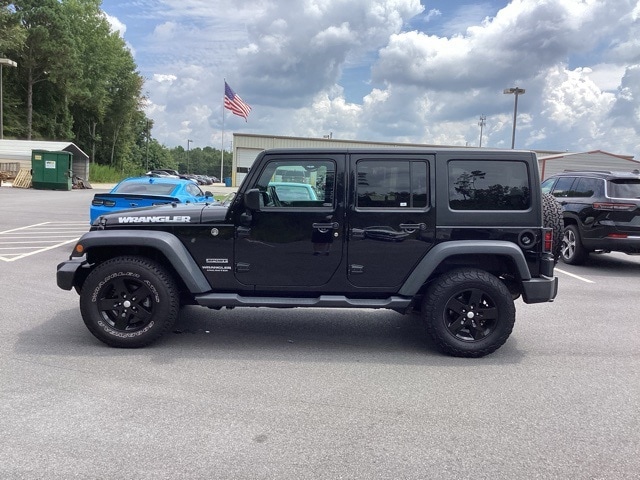 Used 2017 Jeep Wrangler Unlimited Sport S with VIN 1C4BJWDGXHL517087 for sale in Commerce, GA