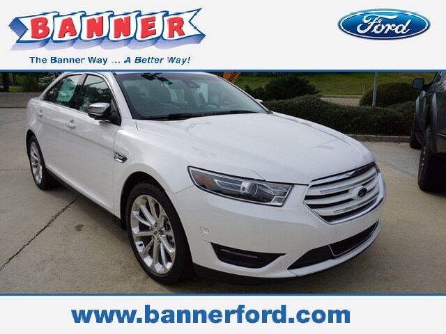 New 2018 Ford Taurus White Platinum 0 Miles Mandeville La 70471
