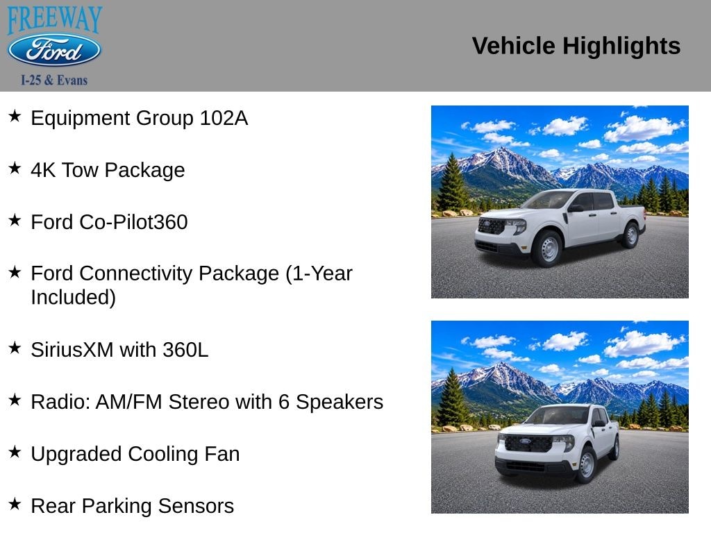 New 2026 Ford Maverick XL Truck