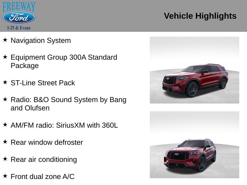 New 2026 Ford Explorer ST-Line SUV