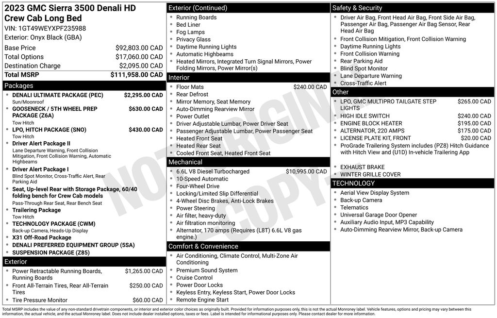 2023 GMC Sierra Denali 4WD Crew Cab Standard Box SRW's photo