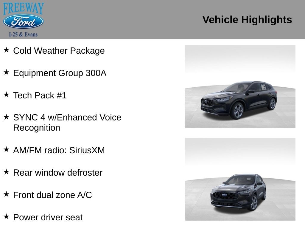New 2025 Ford Escape ST-Line SUV