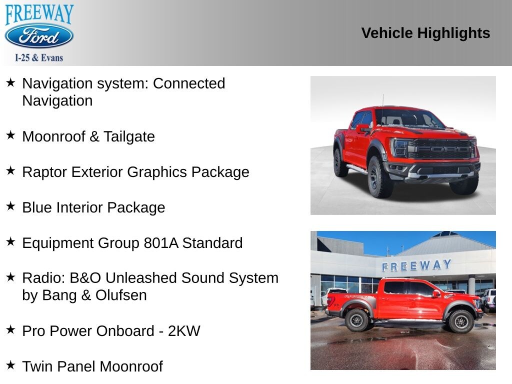 Used 2023 Ford F-150 Raptor Truck