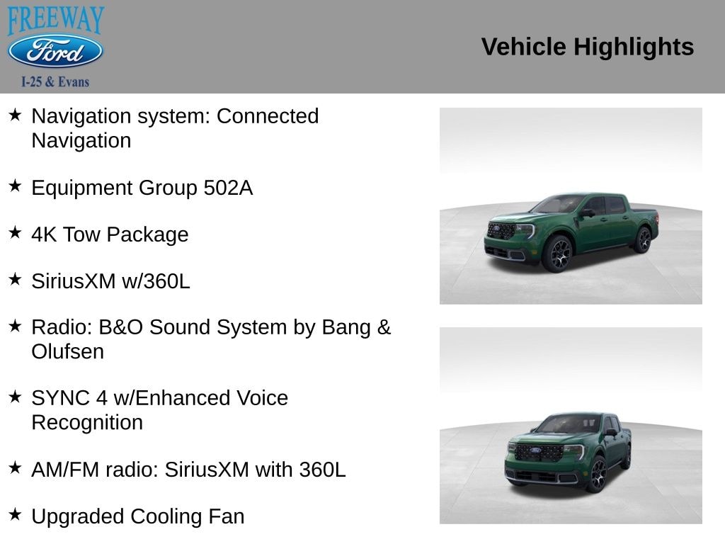New 2025 Ford Maverick Lariat Truck