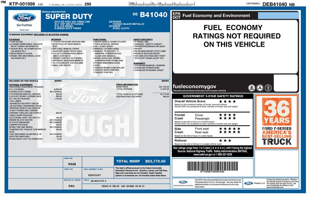 2013 Ford F-250 Super Duty XLT