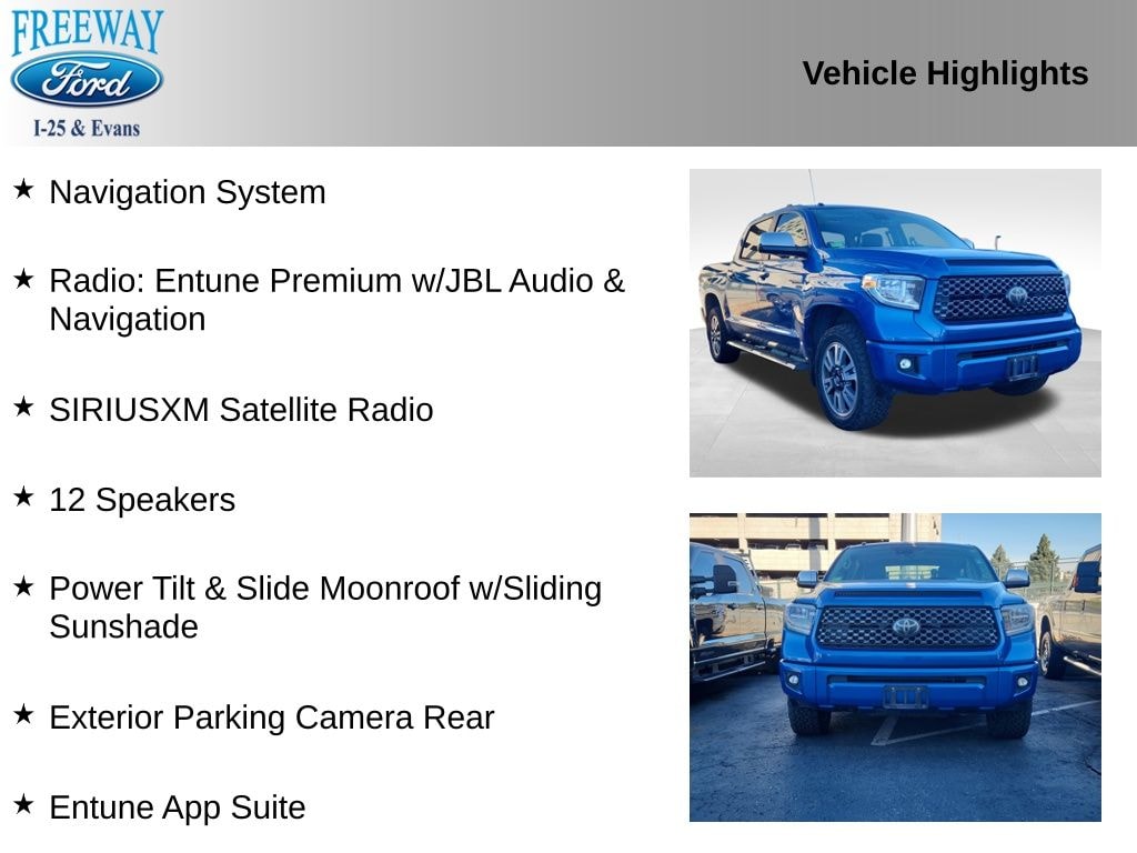 Certified 2018 Toyota Tundra Platinum Truck