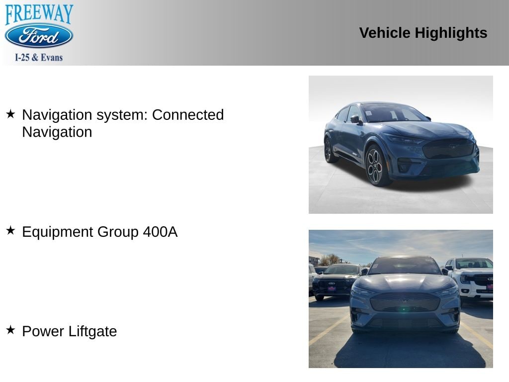 Used 2023 Ford Mustang Mach-E GT AWD with VIN 3FMTK4SE7PMA44877 for sale in Denver, CO