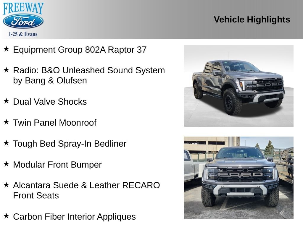 Used 2024 Ford F-150 Raptor Truck