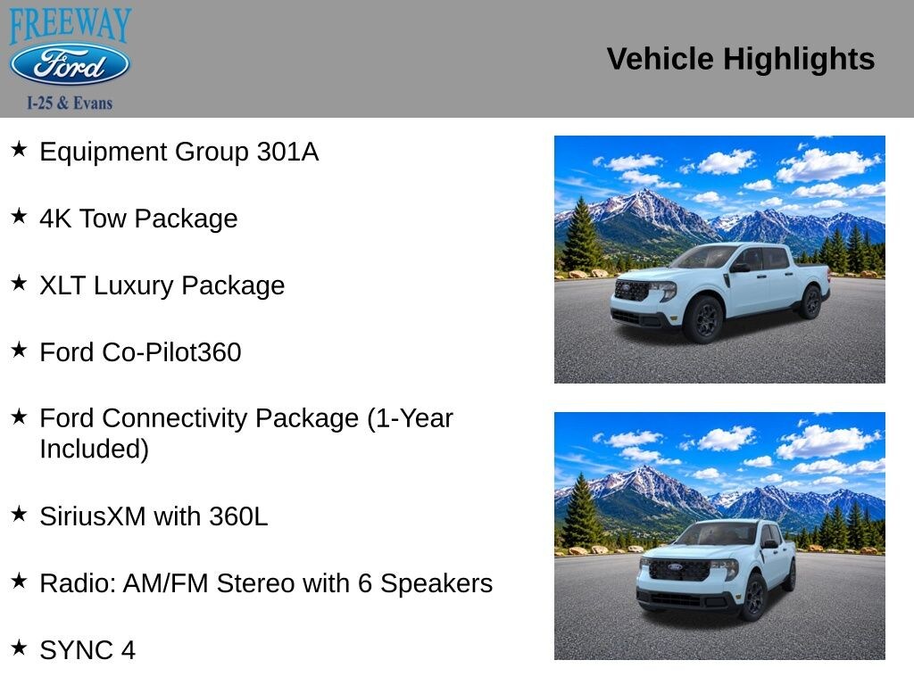 New 2026 Ford Maverick XLT Truck