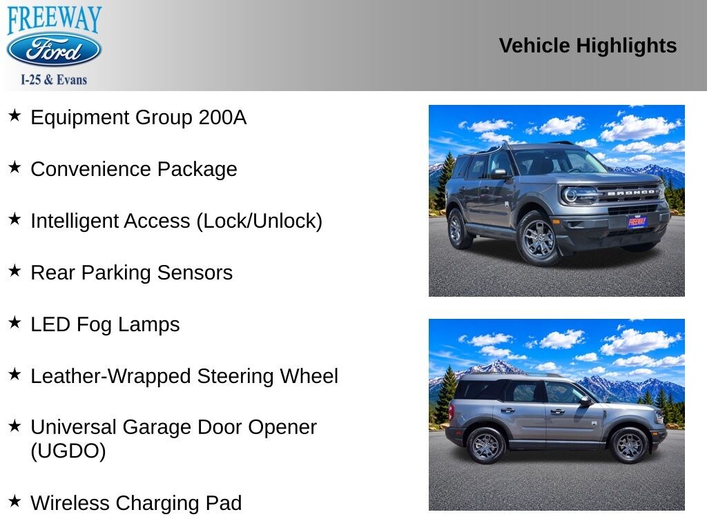Certified 2023 Ford Bronco Sport Big Bend SUV