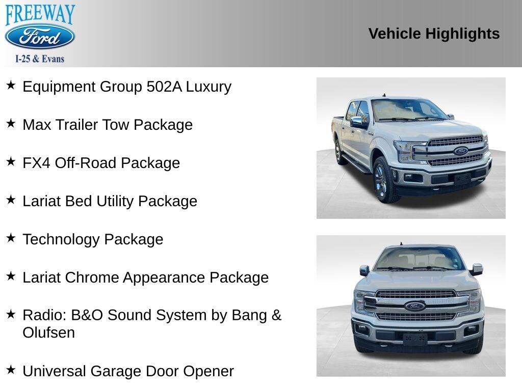 Used 2020 Ford F-150 Lariat Truck