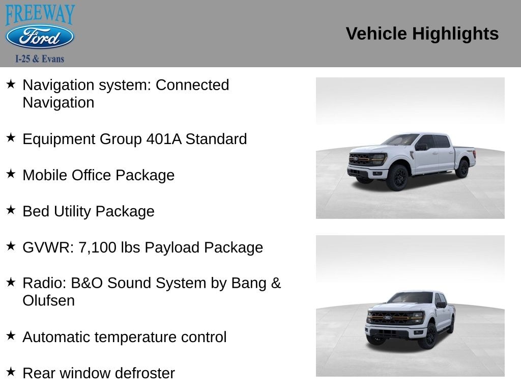 New 2025 Ford F-150 Tremor Truck