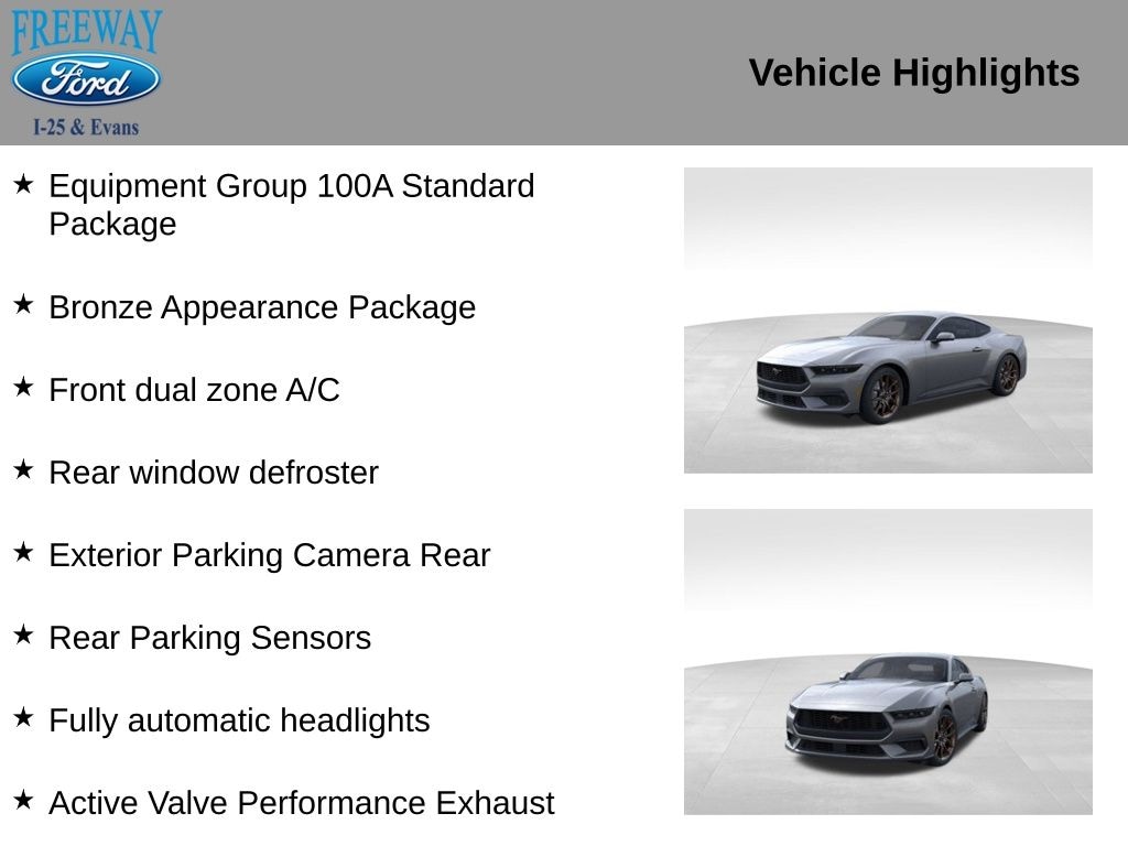 New 2026 Ford Mustang Ecoboost Coupe