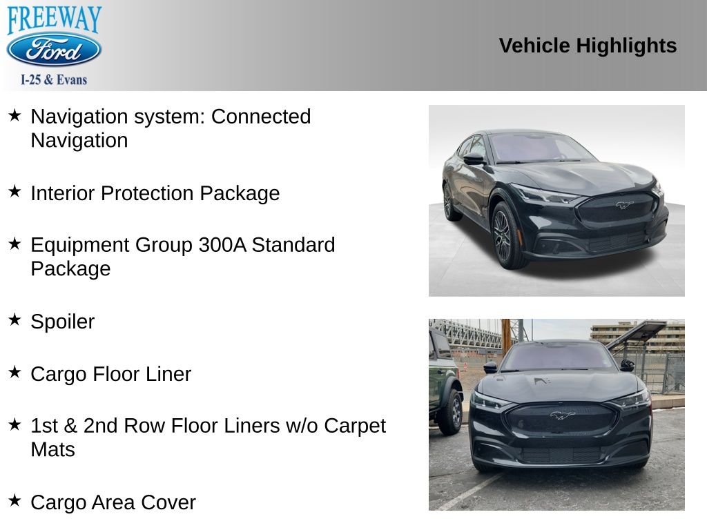 Used 2025 Ford Mustang Mach-E Premium AWD with VIN 3FMTK3SU3SMA04158 for sale in Denver, CO