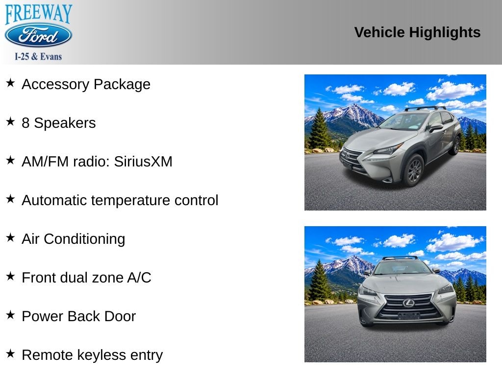 Certified 2017 Lexus NX 200t SUV