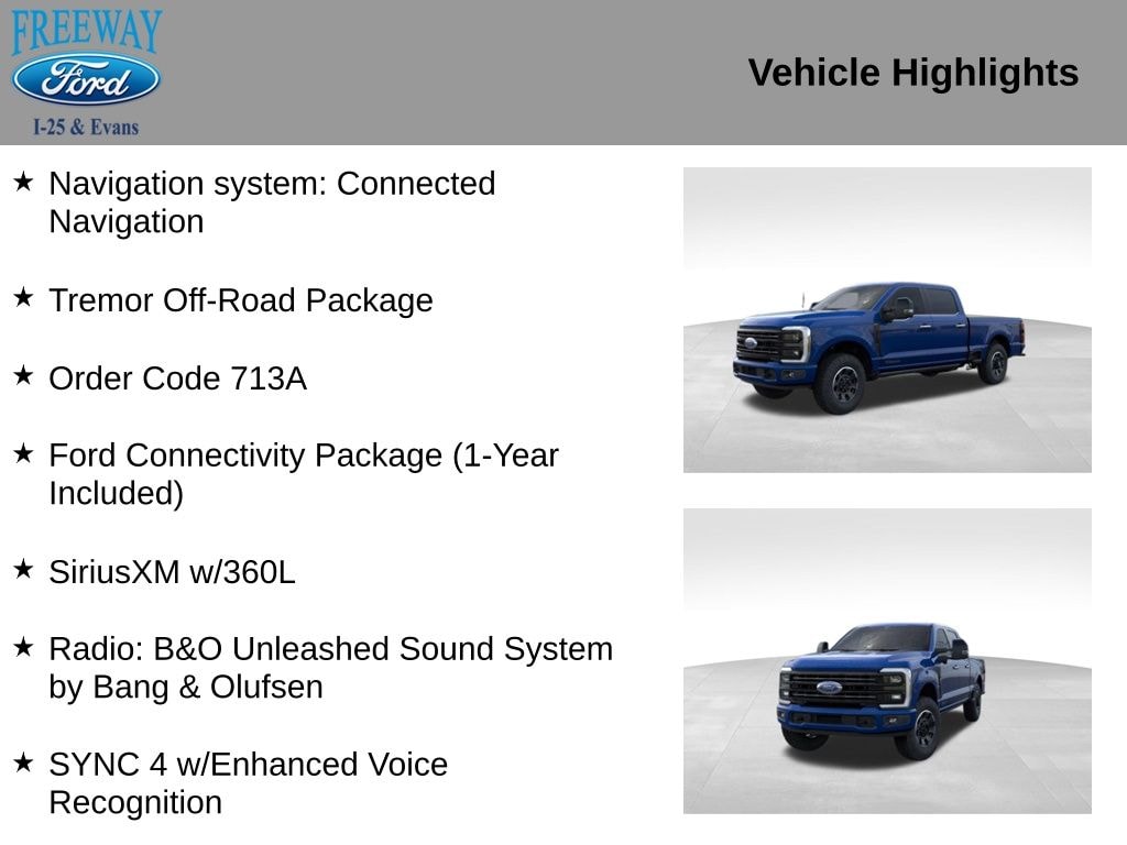 New 2026 Ford F-350SD Platinum Truck