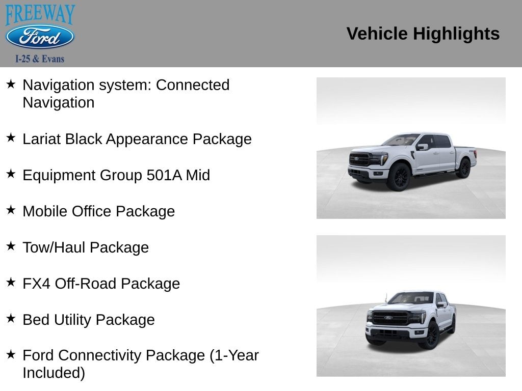 New 2026 Ford F-150 Lariat Truck