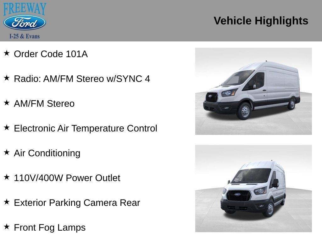 New 2025 Ford Transit-250 Base Cargo Van