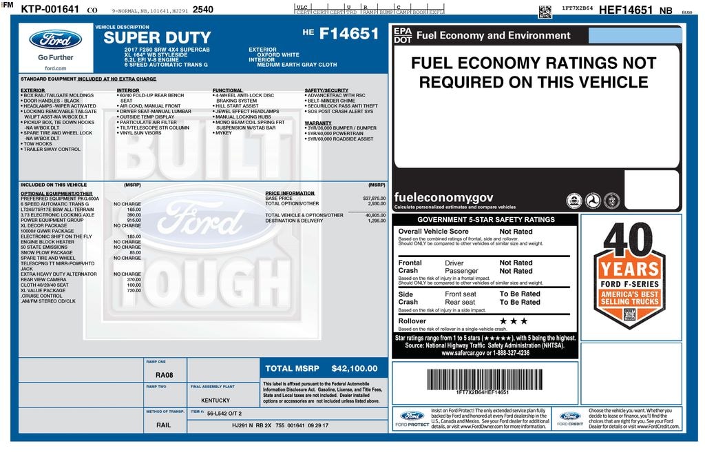 Certified 2017 Ford F-250SD XL Truck